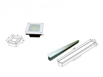 LED spot rectangle encastrable pour extérieur - Devis sur Techni-Contact.com - 2