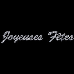 Lettres lumineuses de Noël -"Joyeuses fête" "Marche de Noël"