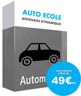 Logiciel affichage dynamique auto moto école - Devis sur Techni-Contact.com - 1