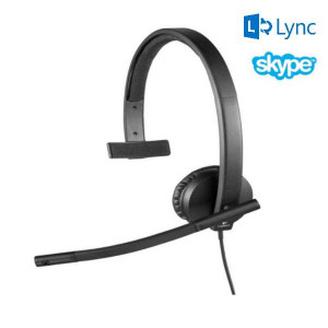 Logitech H570e Mono - Lync - Casque PC pour Skype