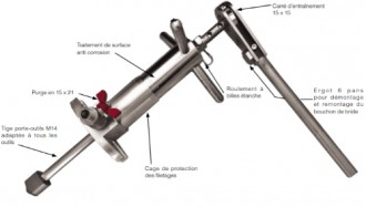 Machine à percer pour canalisations - Devis sur Techni-Contact.com - 1