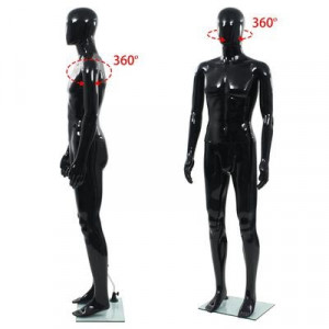  Mannequin Homme Noir Brillant - Devis sur Techni-Contact.com - 5