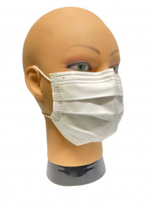 Masque de protection  - 3 Plis - NF EN 14683 - Devis sur Techni-Contact.com - 3
