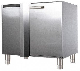 Meuble d'angle 1 porte inox - Devis sur Techni-Contact.com - 1