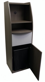 Meuble de poubelle en bois pour snack - Devis sur Techni-Contact.com - 2