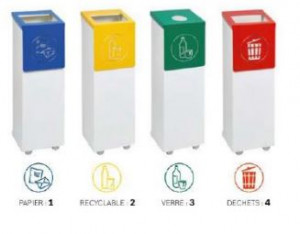 Meuble de tri 55 litres  - Devis sur Techni-Contact.com - 1