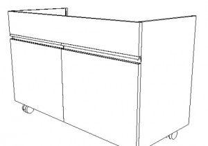 Meuble sous cuve pour laboratoire - Devis sur Techni-Contact.com - 1