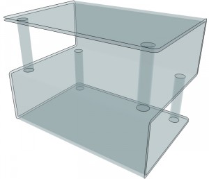 Meuble zig zag plexi - Devis sur Techni-Contact.com - 4