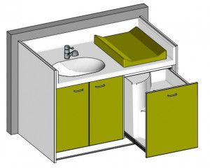 Meuble de change pour crèche - Devis sur Techni-Contact.com - 2