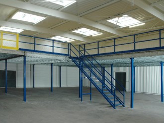 Mezzanine de stockage 1000 kg par m2 - Devis sur Techni-Contact.com - 1