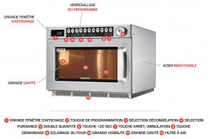 Micro ondes professionnel usage intensif - Devis sur Techni-Contact.com - 2