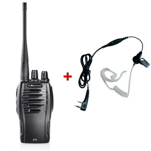 Midland G10 + Kit bodyguard écouteur transparent - Talkie Walkie sans Licence