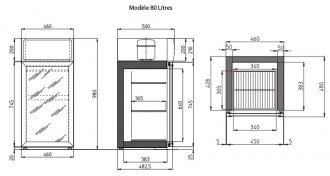 Mini frigo à porte vitrée - Devis sur Techni-Contact.com - 5