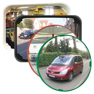 Miroir de surveillance polyvalent cadre vert - Devis sur Techni-Contact.com - 3