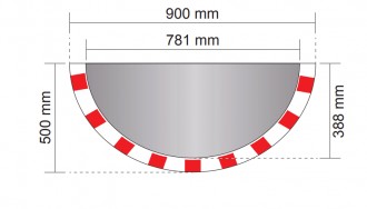 Miroir industrie 3 directions - Devis sur Techni-Contact.com - 2