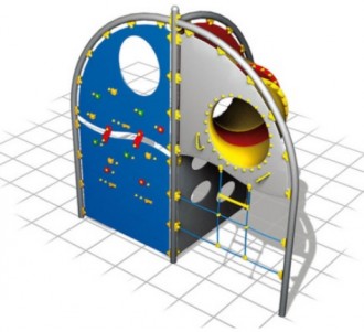 Multi jeux à grimper avec toboggan - Devis sur Techni-Contact.com - 1