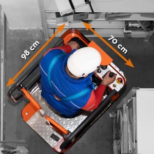 Nacelle élvatrice 5 mètres ultra compacte - Devis sur Techni-Contact.com - 3