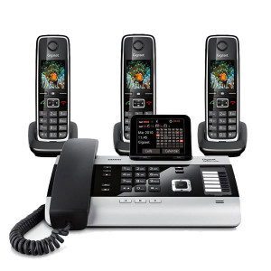 Pack Siemens Gigaset DX800A +3 Gigaset C530HX - Standard telephonique - Devis sur Techni-Contact.com - 1