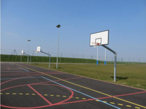 Panier de basket extérieur à sceller