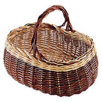 Panier ovale en osier brut - Devis sur Techni-Contact.com - 1