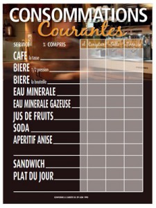 Panneau d'affichage prix alcool - Devis sur Techni-Contact.com - 2