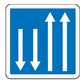 Panneau d'indication d'un créneau de dépassement C29a - Devis sur Techni-Contact.com - 1