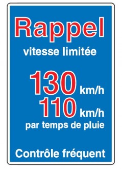 Panneau d'indication de limitations générales de vitesse en entrée de territoire C25b - Devis sur Techni-Contact.com - 3