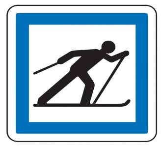 Panneau d'indication Ski de fond CE6b - Devis sur Techni-Contact.com - 1