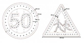 Panneau de limitation 50 clignotante - Devis sur Techni-Contact.com - 2