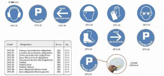 Panneau de protection rond adhésif - Devis sur Techni-Contact.com - 1