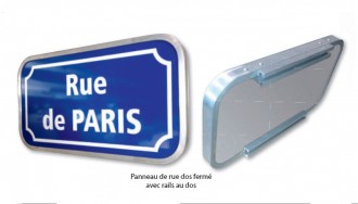 Panneau de rue en aluminium naturel - Devis sur Techni-Contact.com - 2