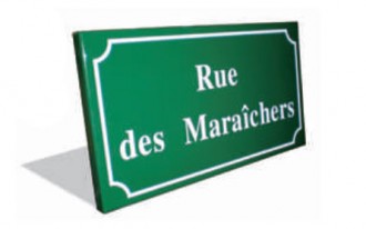 Panneau de rue en émail - Devis sur Techni-Contact.com - 1