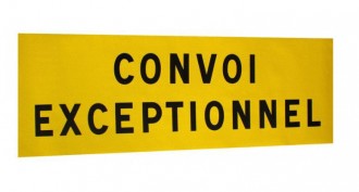 Panneau de signalisation convoi exceptionnel - Devis sur Techni-Contact.com - 3