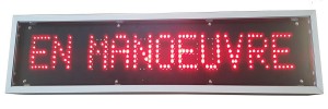 Panneau dynamique de signalisation Led pour site industriel parking - Devis sur Techni-Contact.com - 1