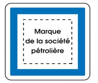 Panneau indication marque pétrolière CE15e - Devis sur Techni-Contact.com - 1