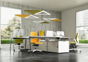 Panneau luminaire et acoustique