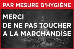 Panneau pas toucher à la marchandise - Devis sur Techni-Contact.com - 1