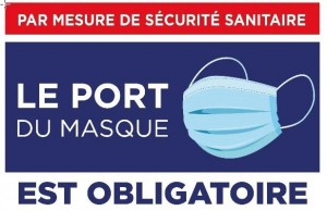 Panneau port du masque obligatoire COVID - Devis sur Techni-Contact.com - 1