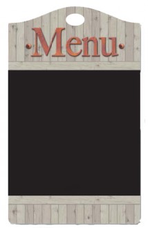 Panneau porte menu