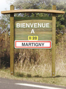 Panneau signalétique d'entrée de bourg - Devis sur Techni-Contact.com - 1