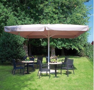 Parasol de jardin carré 4 x 4 mètres - Devis sur Techni-Contact.com - 2