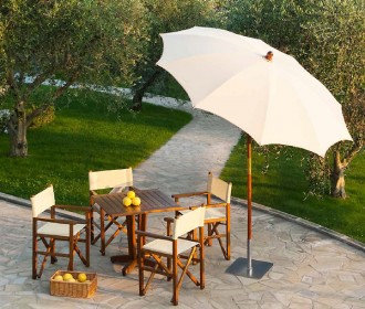 Parasol de jardin diamètre 240 cm - Devis sur Techni-Contact.com - 1