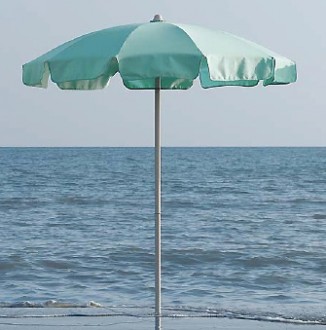 Parasol pour plage à volants