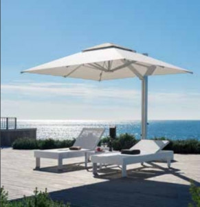 Parasol suspendu rétractable - Devis sur Techni-Contact.com - 1