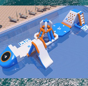 Parcours aquatique gonflable piscine - Devis sur Techni-Contact.com - 1