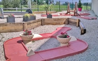 Parcours minigolf en béton - Devis sur Techni-Contact.com - 1