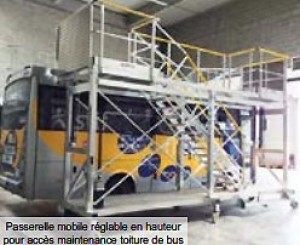 Passerelle mobile maintenance toiture bus - Devis sur Techni-Contact.com - 1