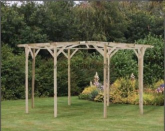 Pergola de jardin circulaire - Devis sur Techni-Contact.com - 1