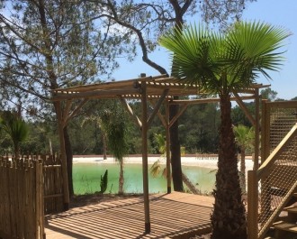 Pergola en eucalyptus LAPA - Devis sur Techni-Contact.com - 1