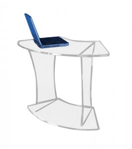 Petit bureau arrondi plexiglas - Devis sur Techni-Contact.com - 2